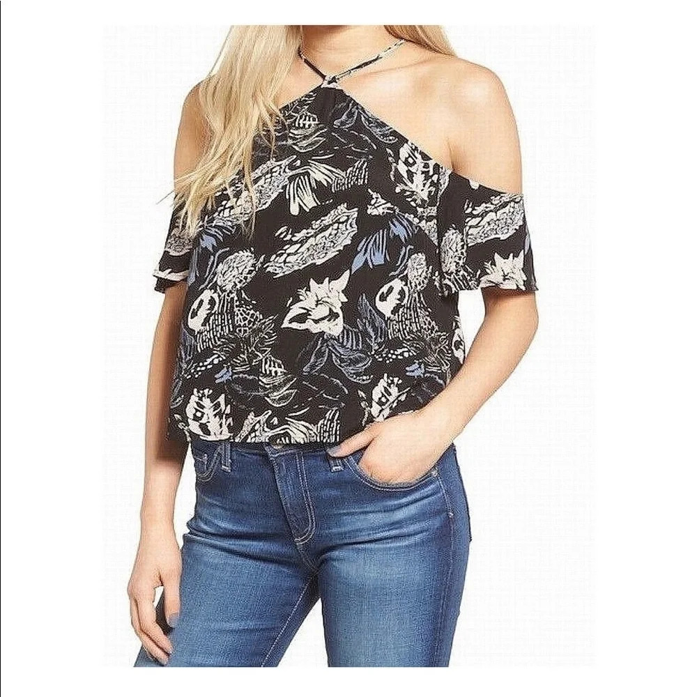 BP Nordstrom | Floral Cold Shoulder Top NWT
